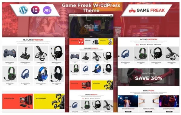 Game Freak Game Store WooCommerce Theme 1.0.0 GPL Theme