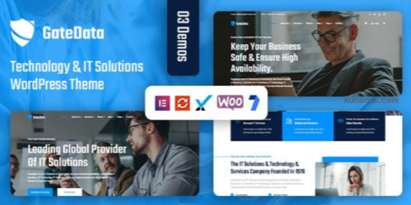 GateData IT Solutions Technology WordPress Theme 1.0.0 GPL Theme