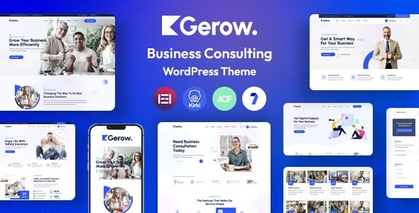 Gerow Business Consulting WordPress Theme 1.0 GPL Theme