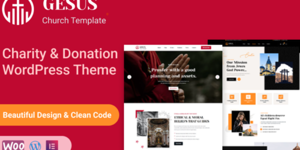 Gesus – Charity Donation WordPress Theme 1.0.0 GPL Theme