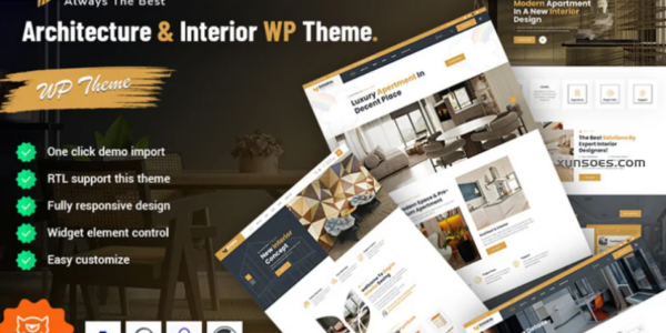 Gogrin Architecture and Interior Design WordPress Theme 1.0.0 GPL Theme