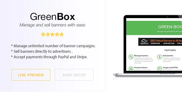 Green Box for WordPress Manage and Sell Banners 3.05 GPL Plugins