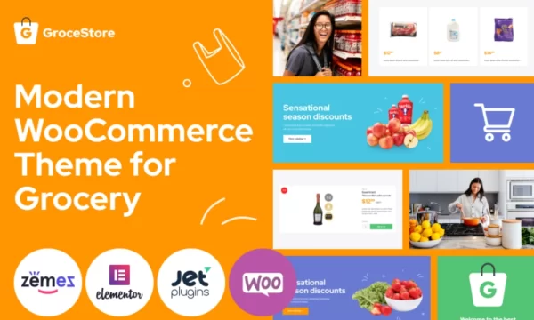 GroceStore Bright And Attractive Grocery eCommerce Website WooCommerce Theme 1.0.0 GPL Theme