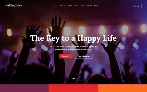 Guiding Voice Life Coach WordPress theme WordPress Theme 1.0.0 GPL Theme
