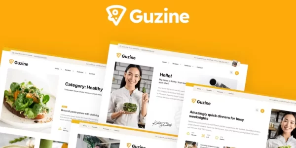 Guzine: Adsense Ready Magazine WordPress Theme 1.2.1 GPL Theme