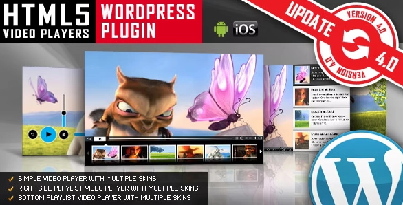 HTML5 Video Player WordPress Plugin 5.3.5 GPL Plugins