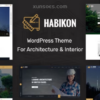 Habikon Architecture and Interior Design WordPress Theme 1.3 GPL Theme