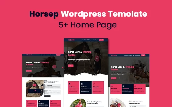 Horsep Equestrian and Horse Riding, Racing WordPress Theme 1.0.0 GPL Theme