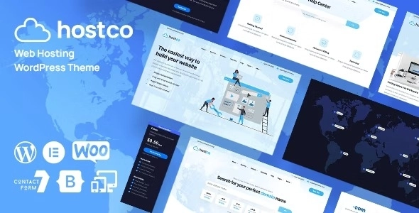 Hostco Hosting Service WordPress Theme 1.0.0 GPL Theme