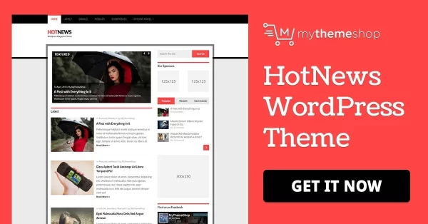 HotNews WordPress Theme 2.2.1 GPL Theme