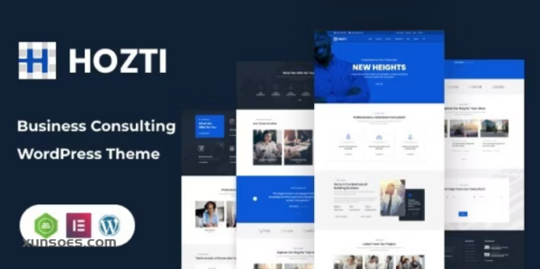 Hozti Business WordPress Theme 1.0.1 GPL Theme