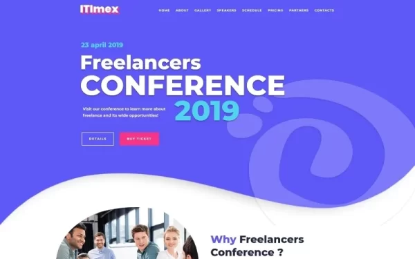 ITImex IT Conference WordPress Elementor Theme WordPress Theme 1.0.0 GPL Theme