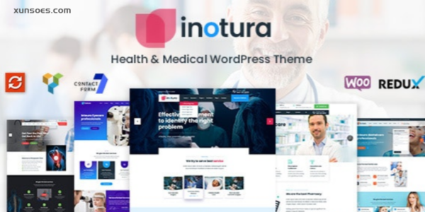 Inotura  – Health Medical WordPress Theme 1.0.0 GPL Theme