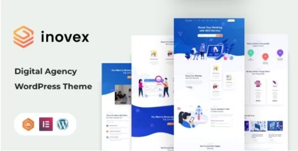 Inovex SEO Marketing Agency WordPress Theme + RTL 1.0 GPL Theme
