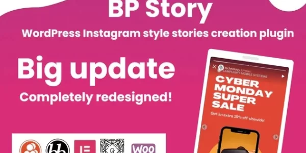 Instagram style stories for WordPress BP Story 3.1.5 GPL Plugins