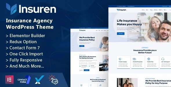 Insuren Insurance Agency WordPress Theme 1.0 GPL Theme