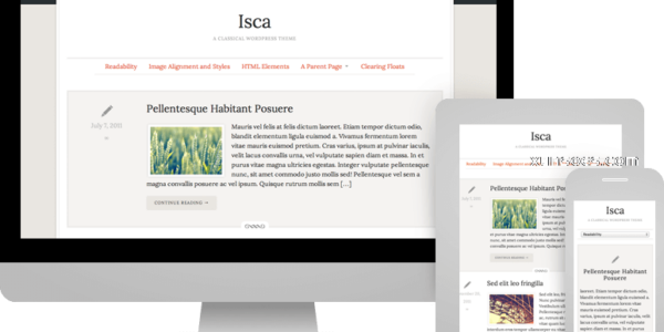 Isca Theme 2.2 GPL Theme