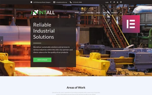 Jointall Construction Company WordPress Elementor Theme WordPress Theme 1.0.0 GPL Theme