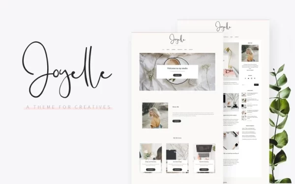 Joyelle Creative Artist WordPress Theme 1.0 GPL Theme