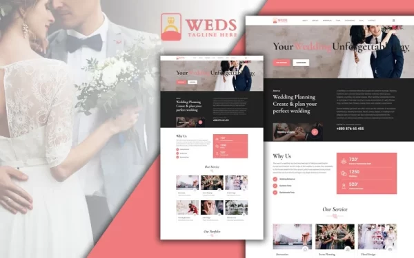 Jumboo-Weds Wedding Planning WordPress Theme 1.0.0 GPL Theme