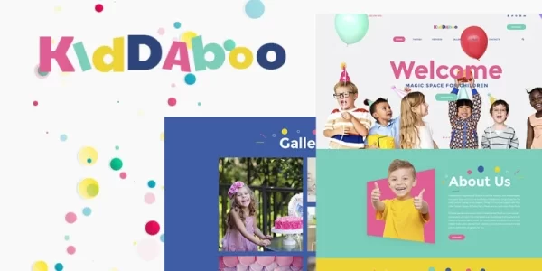 Kiddaboo Kid Parties Services Responsive WordPress theme WordPress Theme 1.0.0 GPL Theme