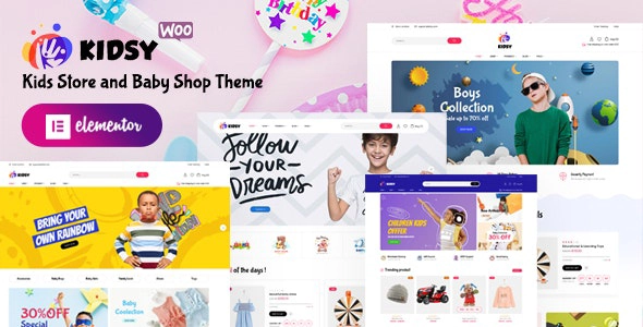 Kidsy – Kids Store and Baby Shop WooCommerce Theme 1.0 GPL Theme