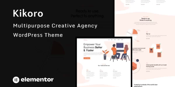 Kikoro Creative Agency WordPress Theme 1.0.0 GPL Theme