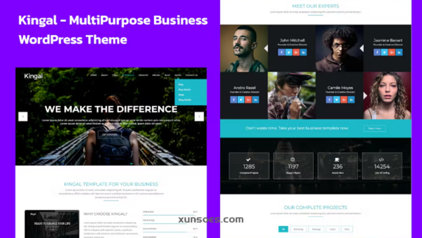 Kingal – MultiPurpose WordPress Theme 1.4 GPL Theme
