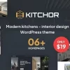 Kitchor Interior Design WordPress Theme 1.2.4 GPL Theme