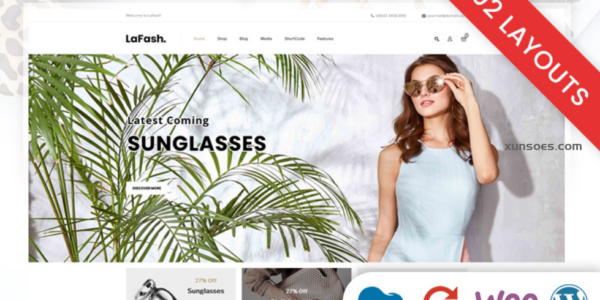 LaFash Multipurpose Store WooCommerce Responsive Theme 1.0 GPL Theme
