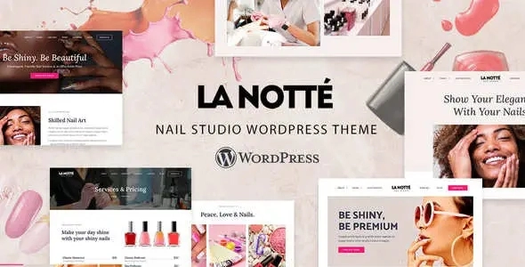 LaNotte Nail Salon WordPress Theme 1.0 GPL Theme