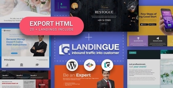 Landingue Landing and One Page Builder Plugin for WordPress Site 3.2.1 GPL Plugins