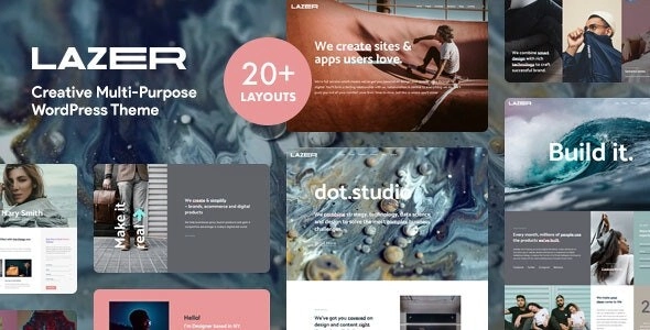 Lazer Creative Multi-Purpose WordPress Theme 1.0 GPL Theme