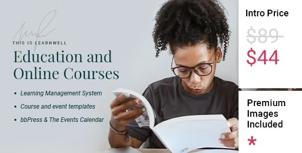 LearnWell Education WordPress Theme 1.0 GPL Theme
