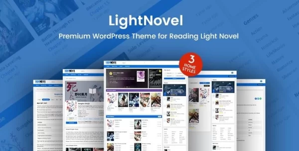 LightNovel WordPress Theme 1.0.7 GPL Theme