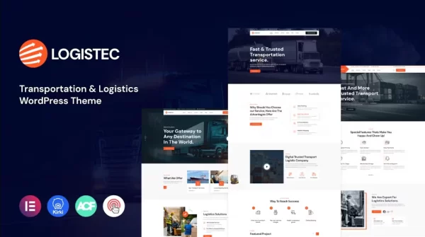 Logistec – Transportation Logistics WordPress 1.0.1 GPL Theme
