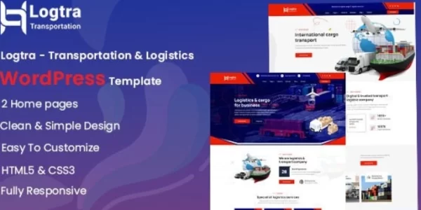 Logtra Transportation Logistics WordPress Theme 1.0 GPL Theme