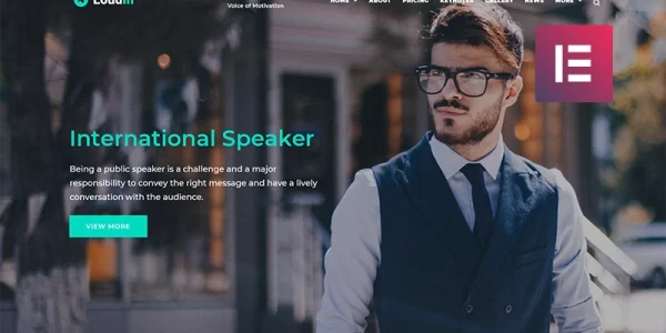 Loudin Public Speaking WordPress Elementor Theme WordPress Theme 1.0.0 GPL Theme