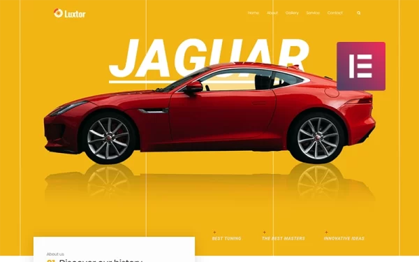 Luxor Car Tuning WordPress Elementor Theme WordPress Theme 1.0.0 GPL Theme