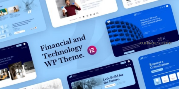 MLab Financial and Technology WordPress Theme 1.0.2 GPL Theme