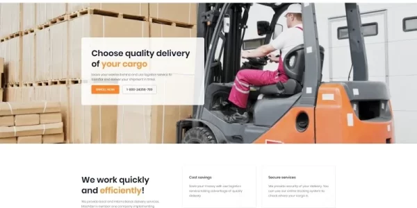 Machiter Logistics Multipurpose Classic WordPress Elementor Theme WordPress Theme 1.0.0 GPL Theme