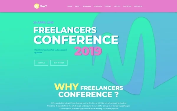 MagIT IT Conference WordPress Elementor Theme WordPress Theme 1.0.0 GPL Theme