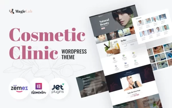 MagieLab Cosmetic Clinic WordPress Theme 1.0.0 GPL Theme