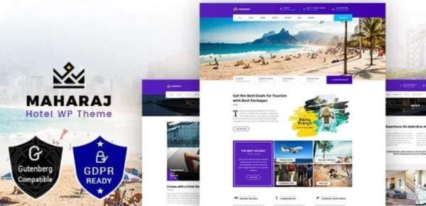 Maharaj  – Tour- Hotel, Tour, Holiday Theme 2.5 GPL Theme