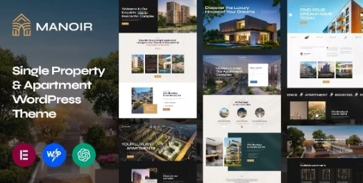 Manoir Single Property Apartment WordPress Theme 1.0 GPL Theme