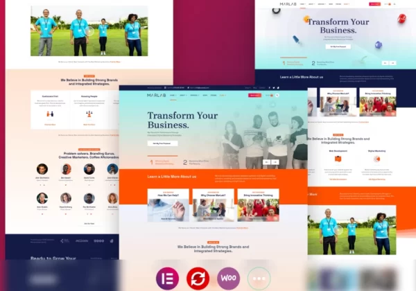 MarLab – Digital Solutions WordPress Theme 1.0.4 GPL Theme