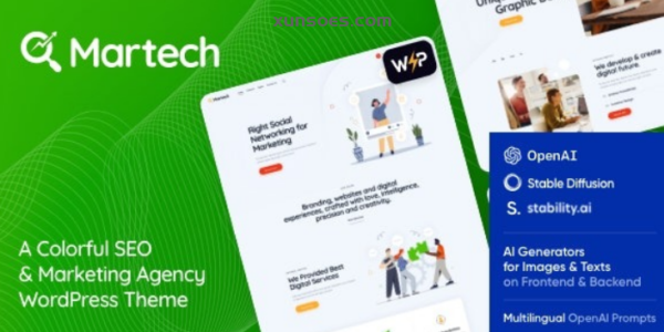 MarTech Marketing Agency WordPress Theme 1.0.0 GPL Theme
