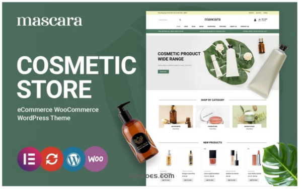 Mascara Cosmetic and Beauty WooCommerce Theme 1.0 GPL Theme