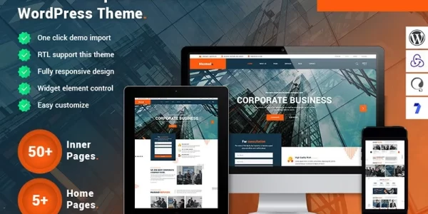 Maxfix Corporates Business WordPress Theme 1.0.0 GPL Theme