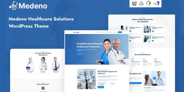 Medeno Healthcare Solutions WordPress Theme 1.0.0 GPL Theme